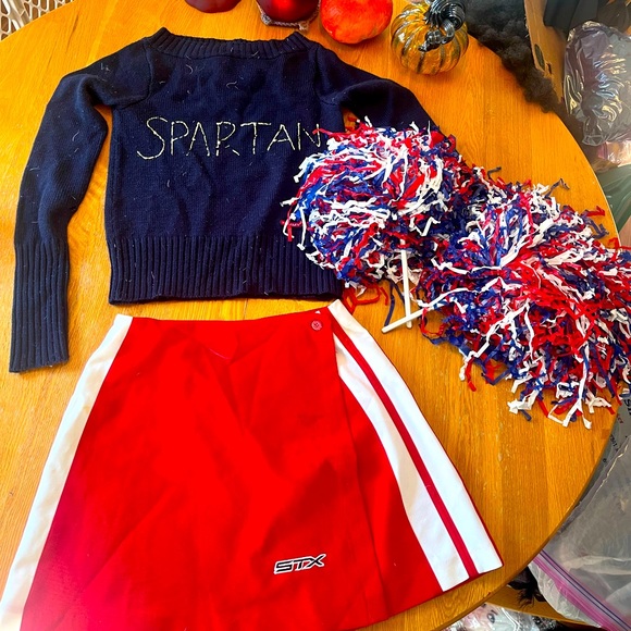 SNL Spartan Cheerleader Halloween Costume - Picture 1 of 4